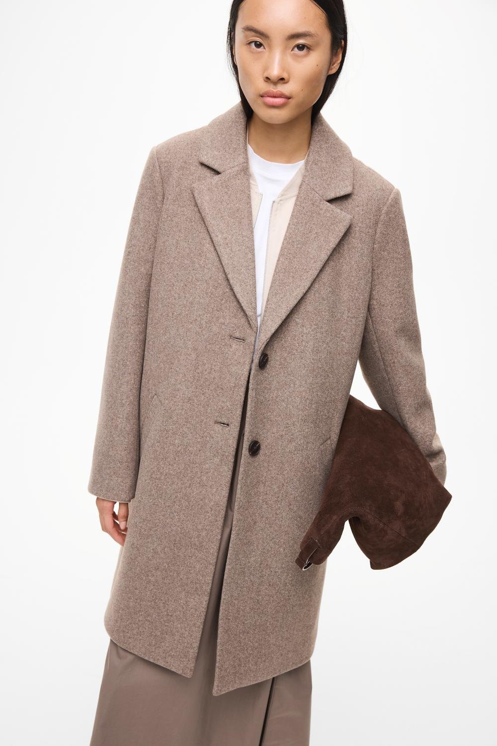 VICLAUDIA Coat - Falcon - VERO MODA & VILA Bergvik