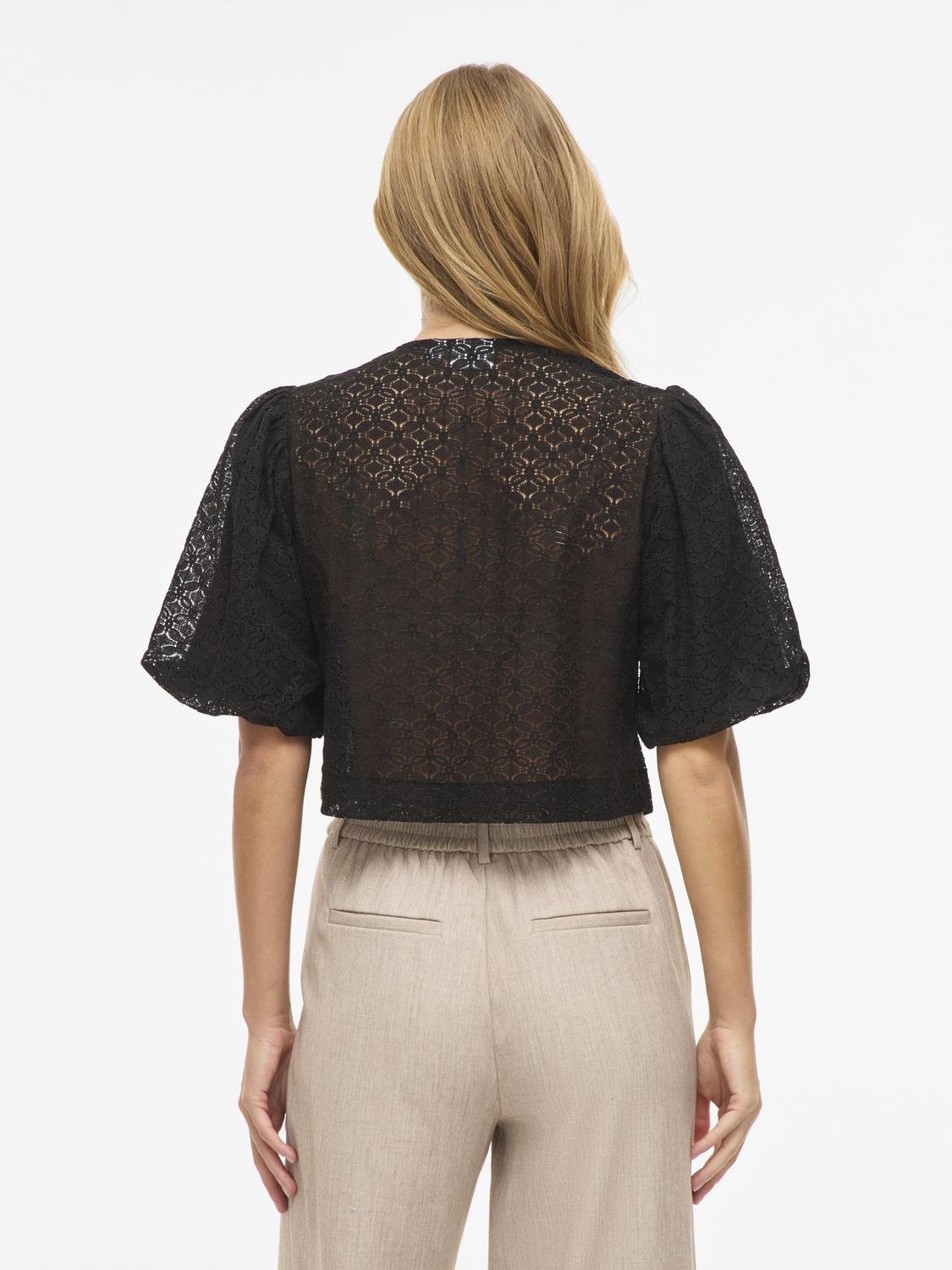 VICLEO Cardigan - Black Beauty - VERO MODA & VILA Bergvik