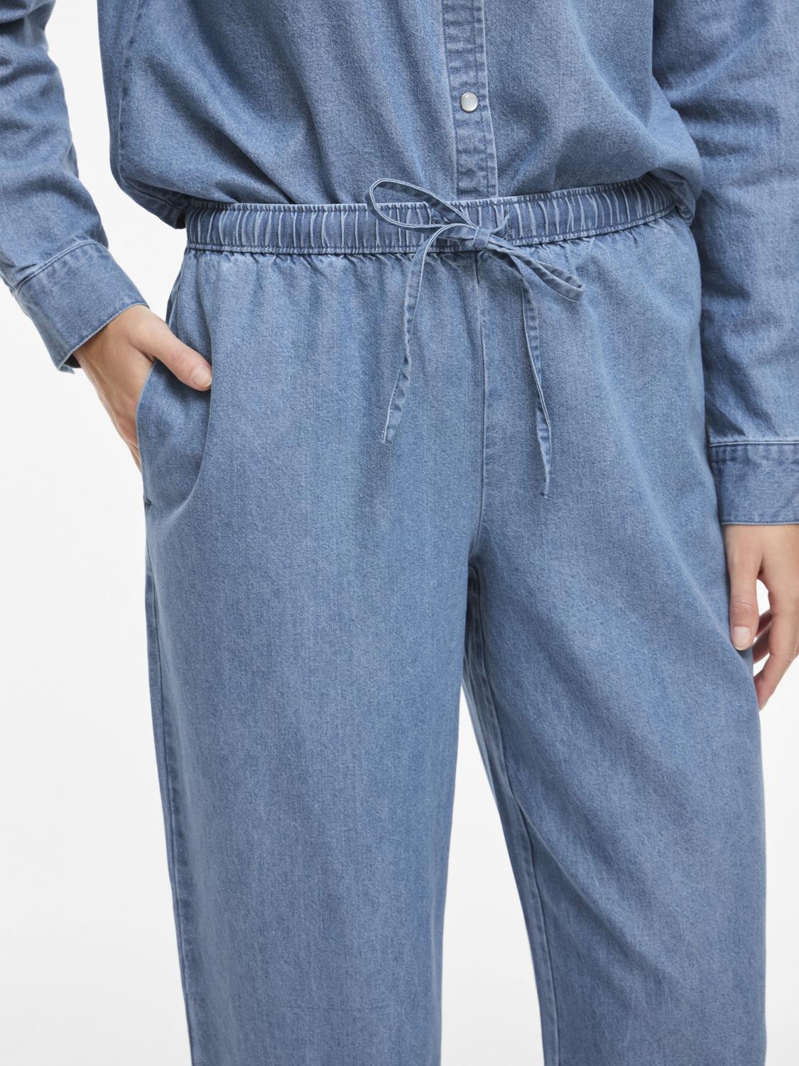 VICONGA Trousers - Light Blue Denim - VERO MODA & VILA Bergvik