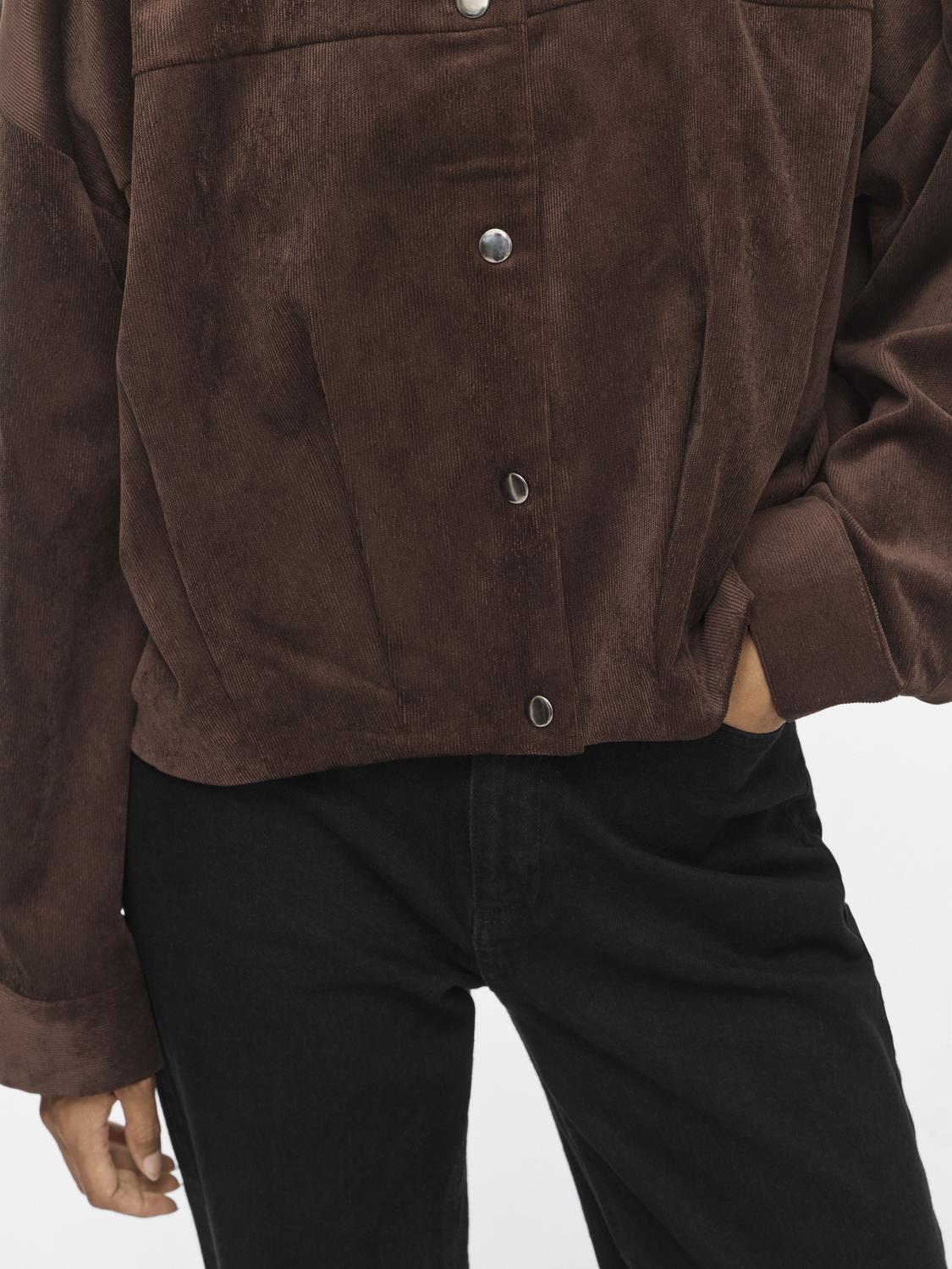 VICOURDIE Denim Jacket - Coffee Bean - VERO MODA & VILA Bergvik