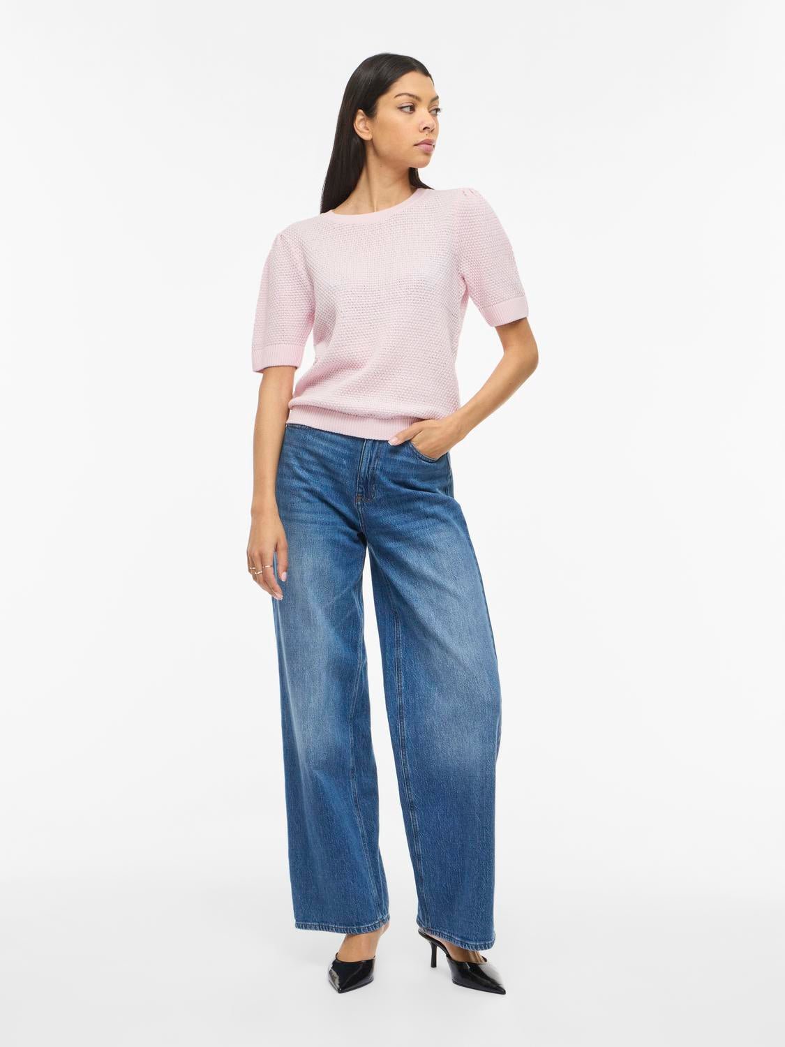 VIDALO Knit Top - Cherry Blossom - VERO MODA & VILA Bergvik