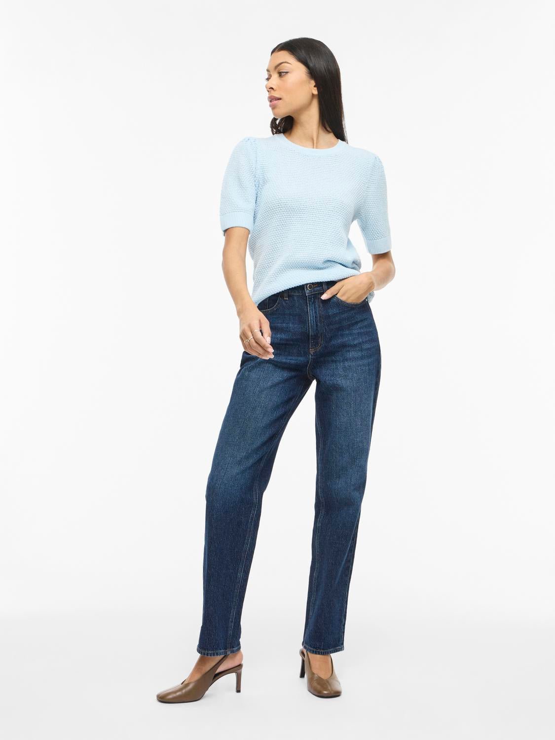 VIDALO Knit Top - Nantucket Breeze - VERO MODA & VILA Bergvik