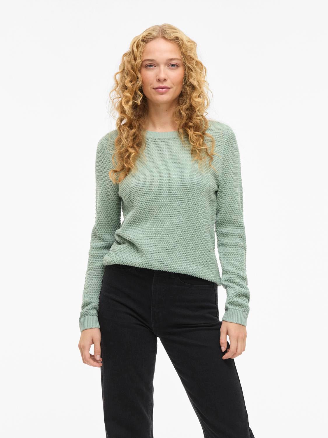 VIDALO Pullover - Blue Surf - VERO MODA & VILA Bergvik