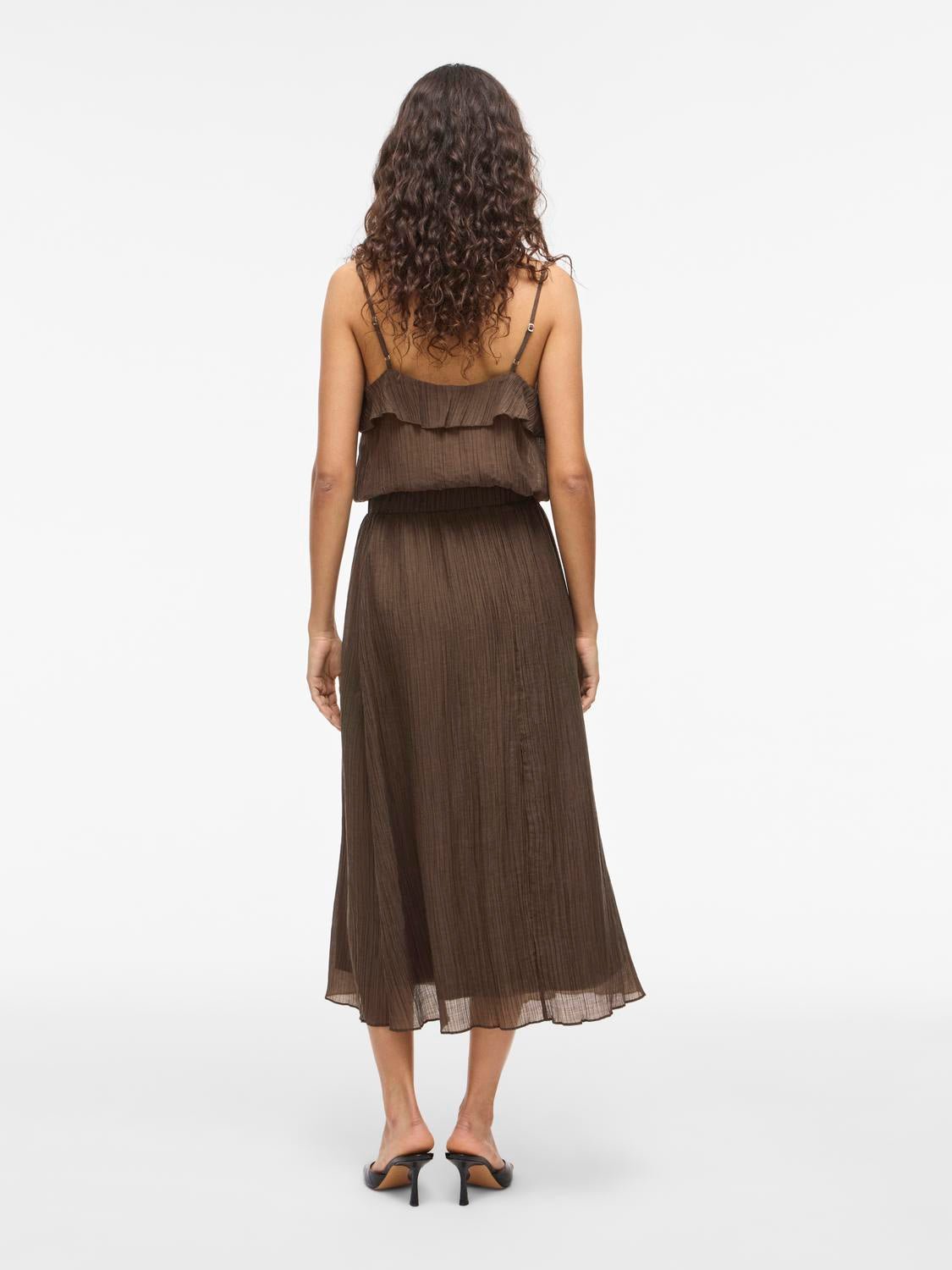 VIDANIRA Midi Skirt - Slate Black - VERO MODA & VILA Bergvik