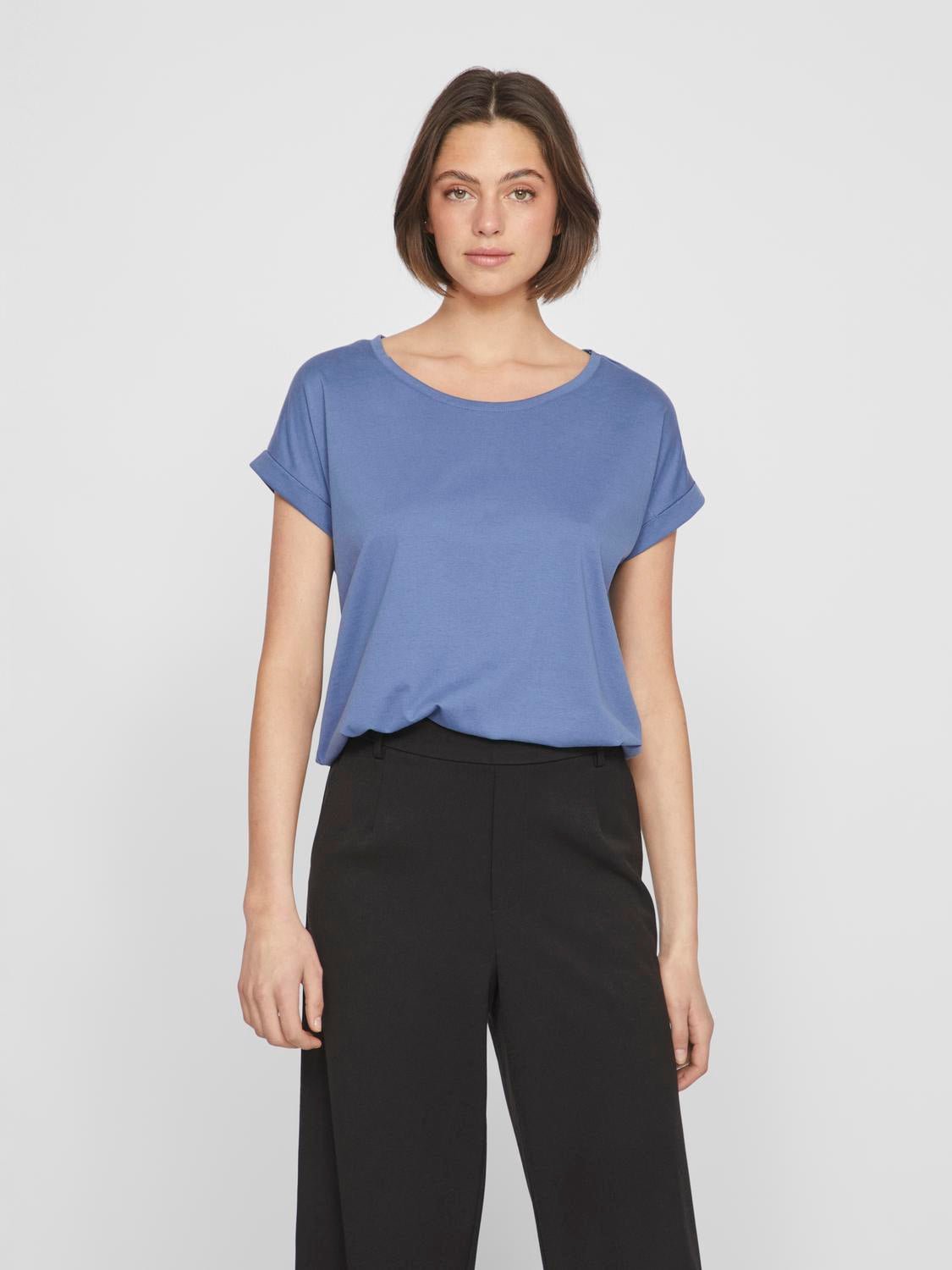 VIDREAMERS T-Shirt - Bijou Blue - VERO MODA & VILA Bergvik