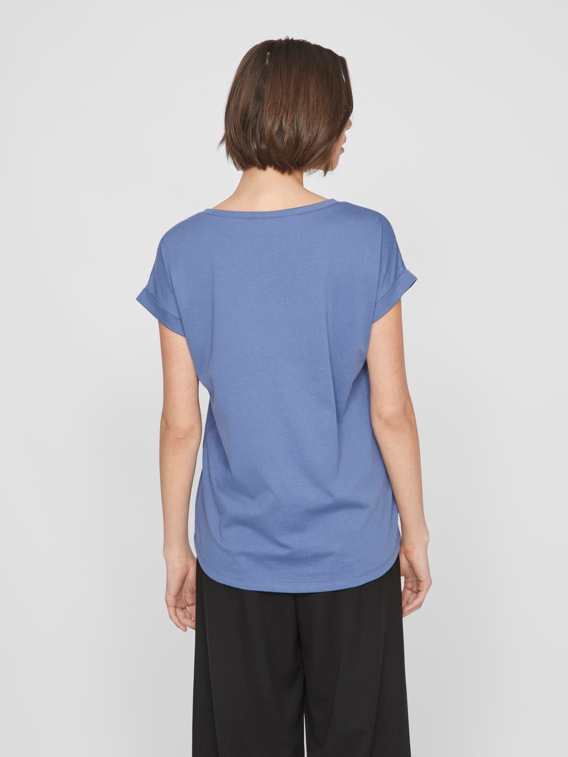 VIDREAMERS T-Shirt - Bijou Blue - VERO MODA & VILA Bergvik