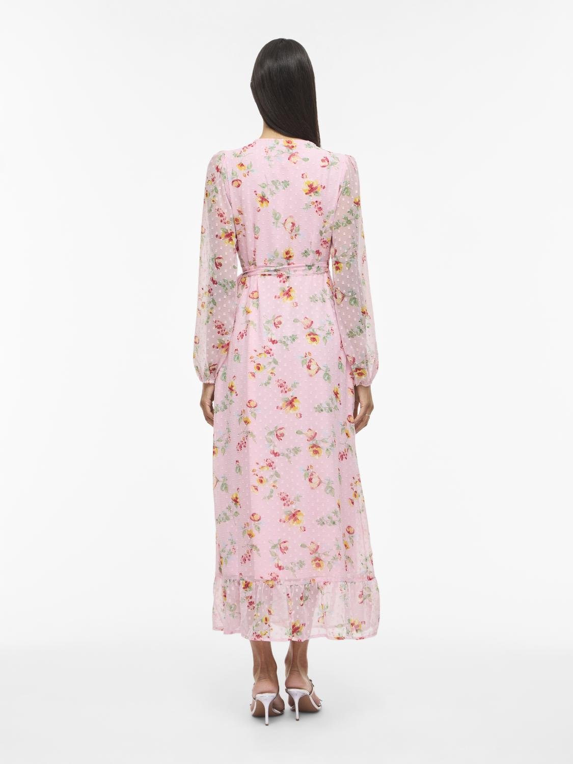 VIEDEE Long Dress - Cherry Blossom - VERO MODA & VILA Bergvik