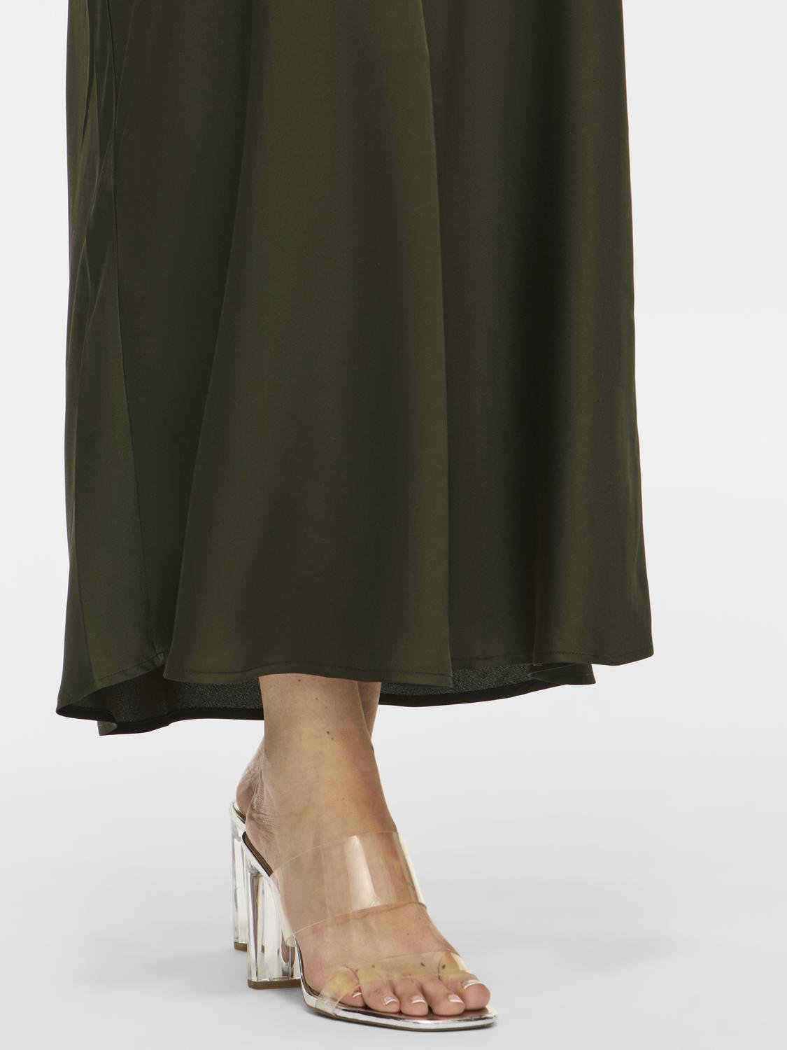VIELLETTE Midi Skirt - Forest Night - VERO MODA & VILA Bergvik