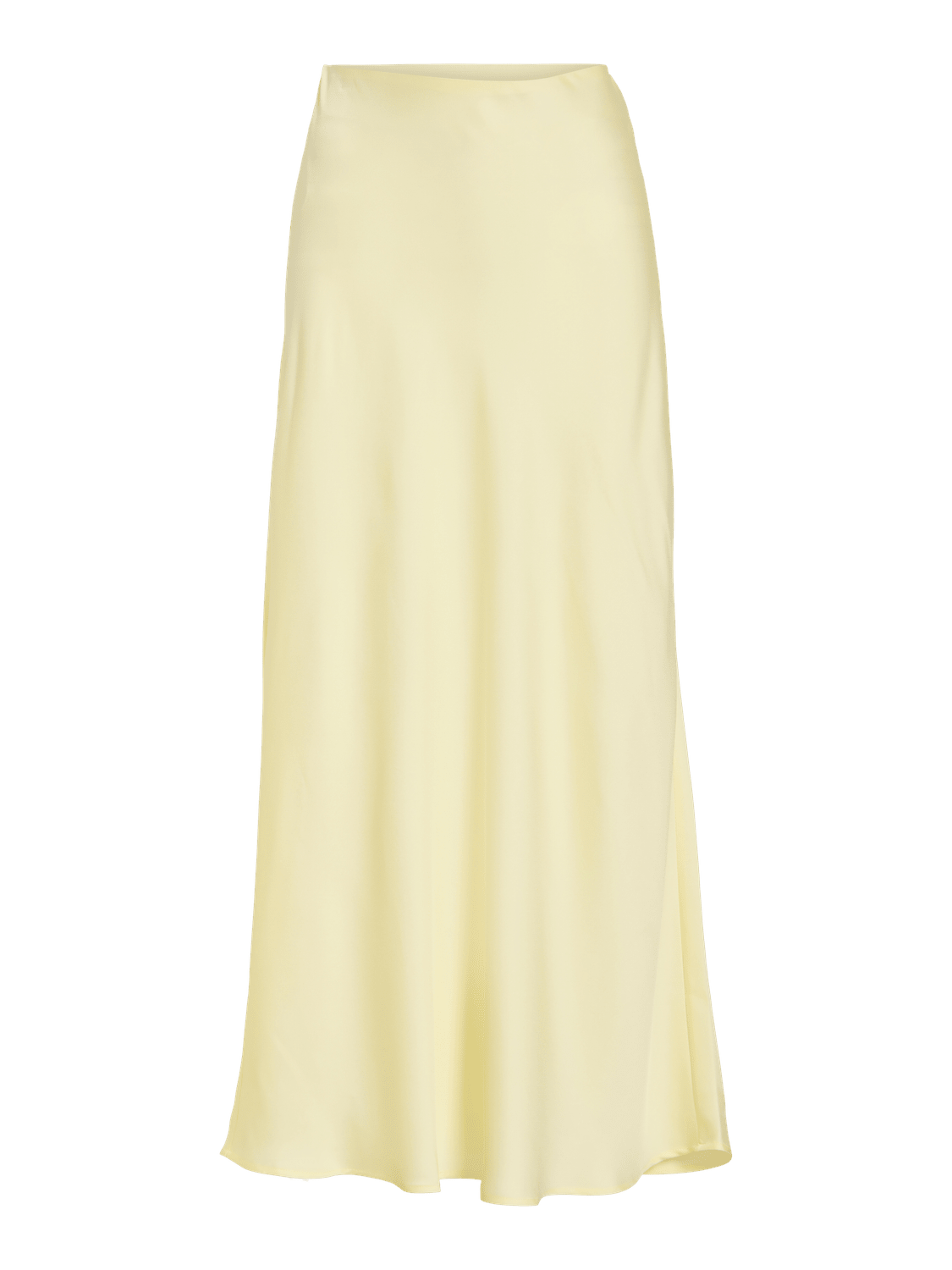 VIELLETTE Midi Skirt - Pastel Yellow - VERO MODA & VILA Bergvik