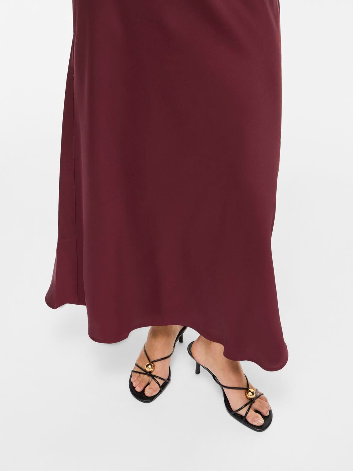 VIELLETTE Midi Skirt - Port Royale - VERO MODA & VILA Bergvik