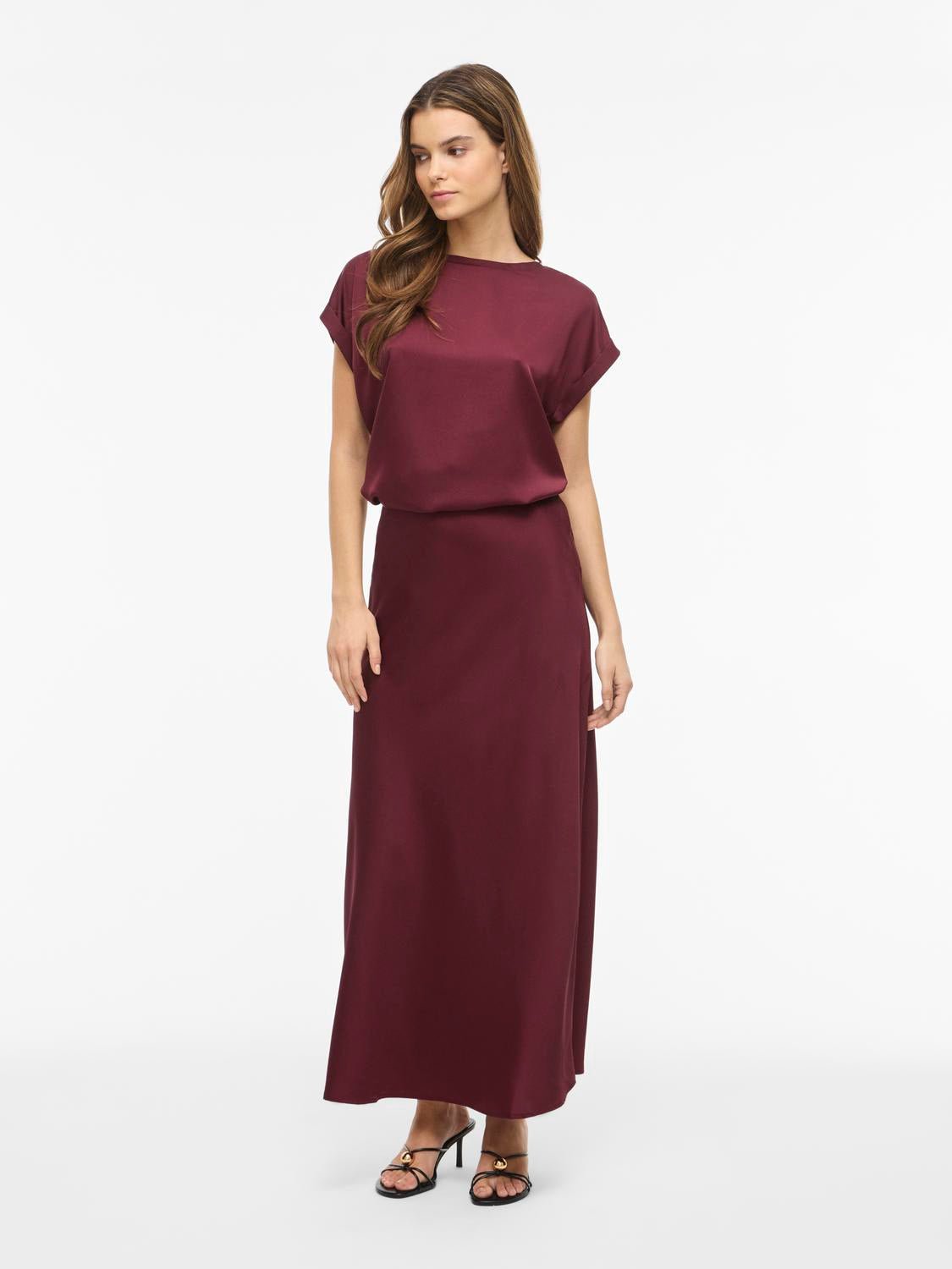 VIELLETTE Midi Skirt - Port Royale - VERO MODA & VILA Bergvik