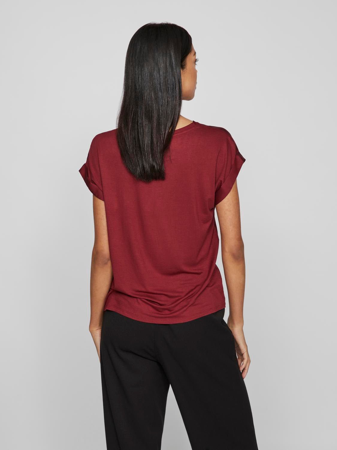 VIELLETTE Top - Cabernet - VERO MODA & VILA Bergvik