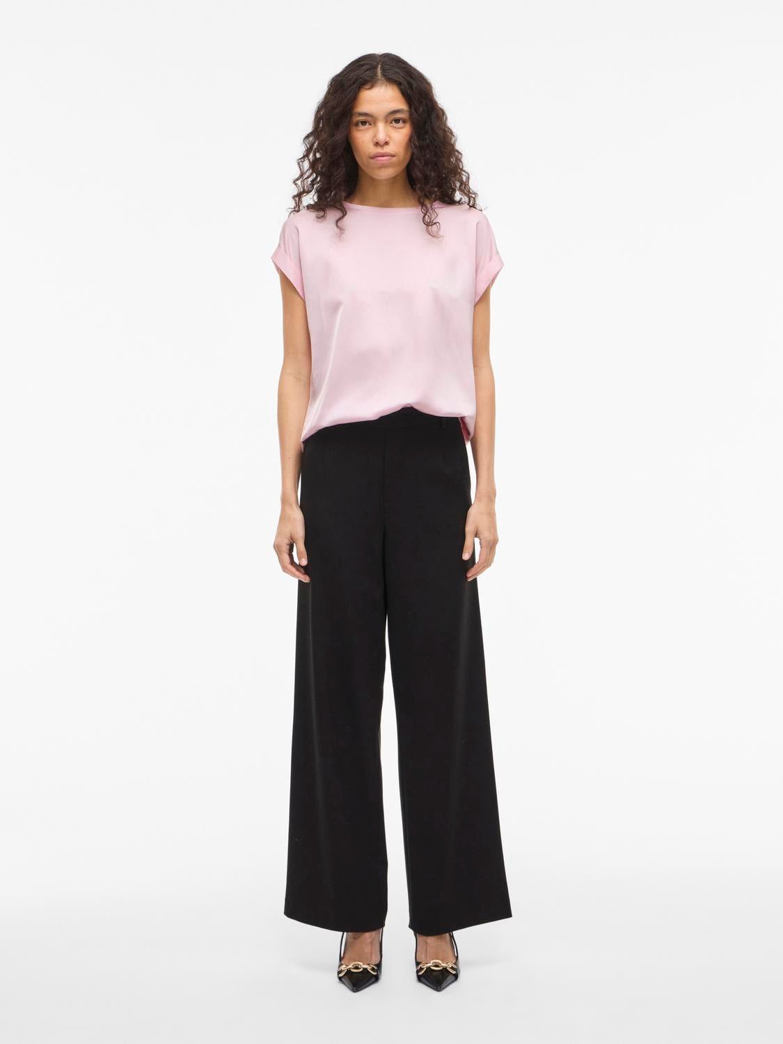 VIELLETTE Top - Cherry Blossom - VERO MODA & VILA Bergvik