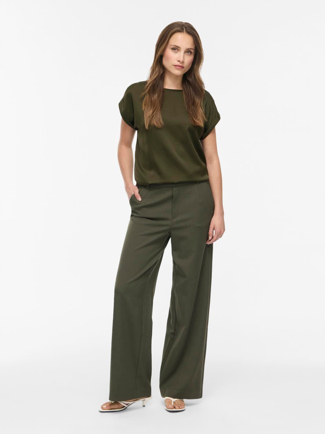 VIELLETTE Top - Forest Night - VERO MODA & VILA Bergvik