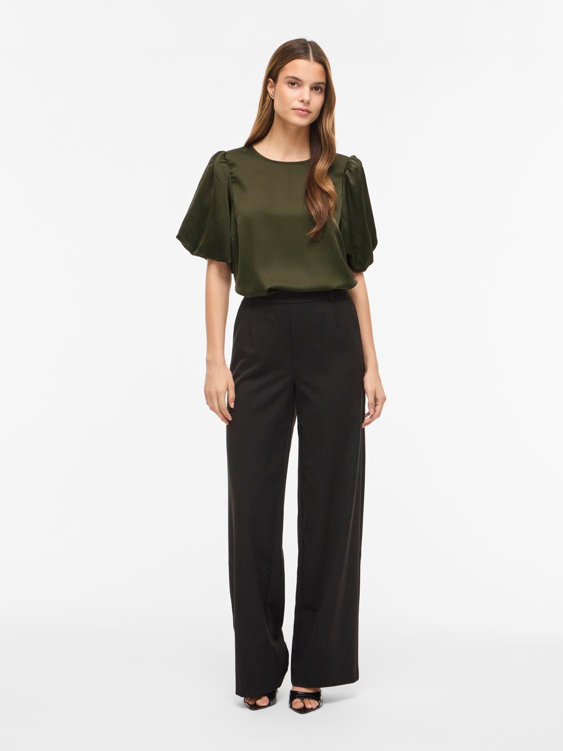 VIELLETTE Top - Forest Night - VERO MODA & VILA Bergvik
