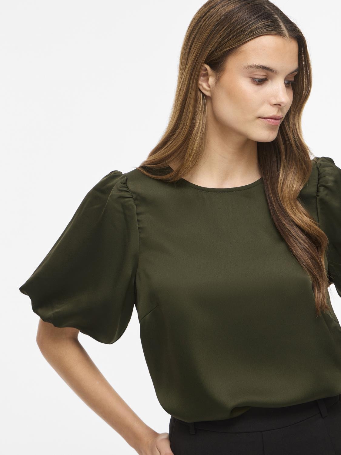 VIELLETTE Top - Forest Night - VERO MODA & VILA Bergvik