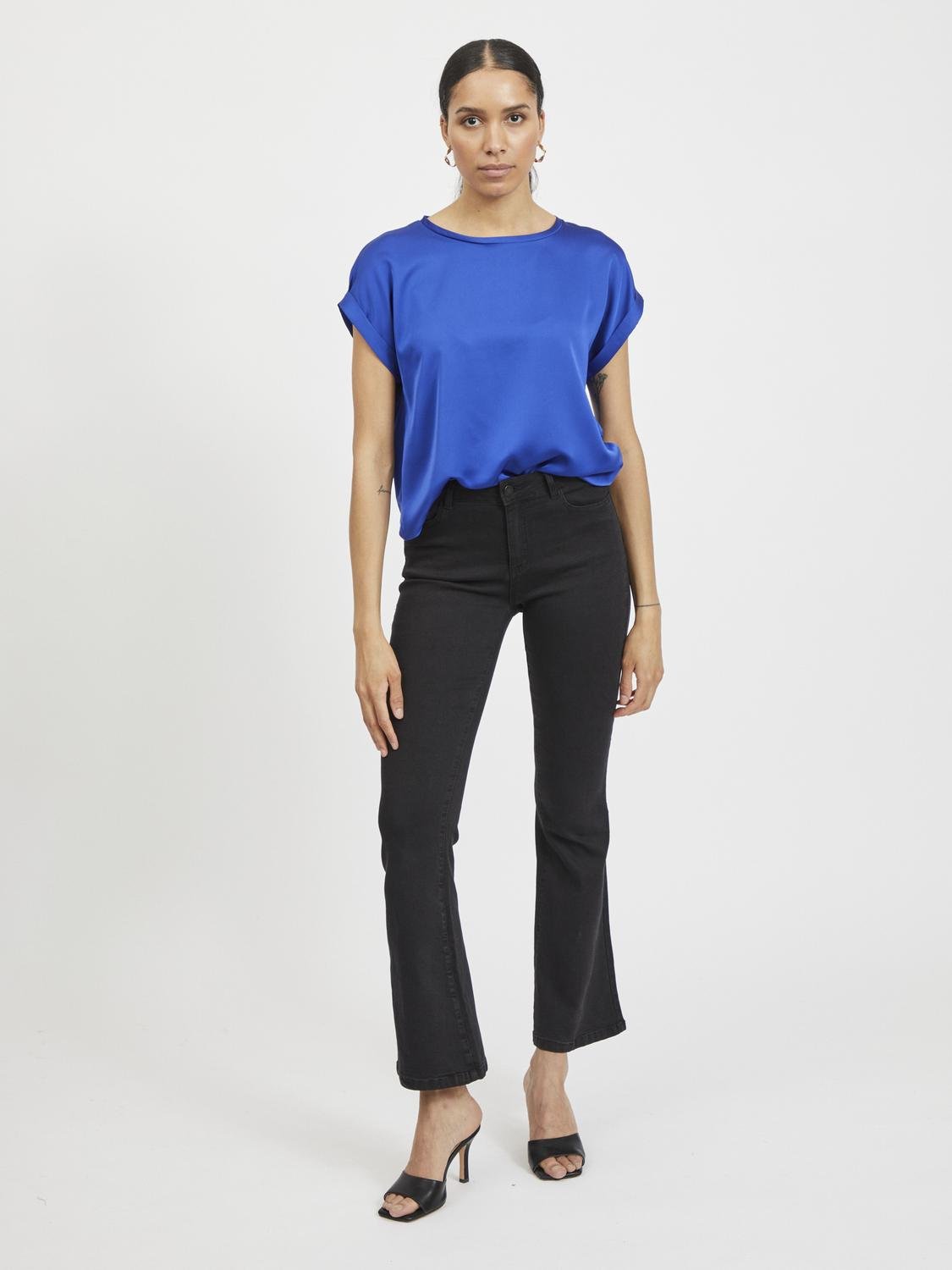 VIELLETTE Top - Mazarine Blue - VERO MODA & VILA Bergvik