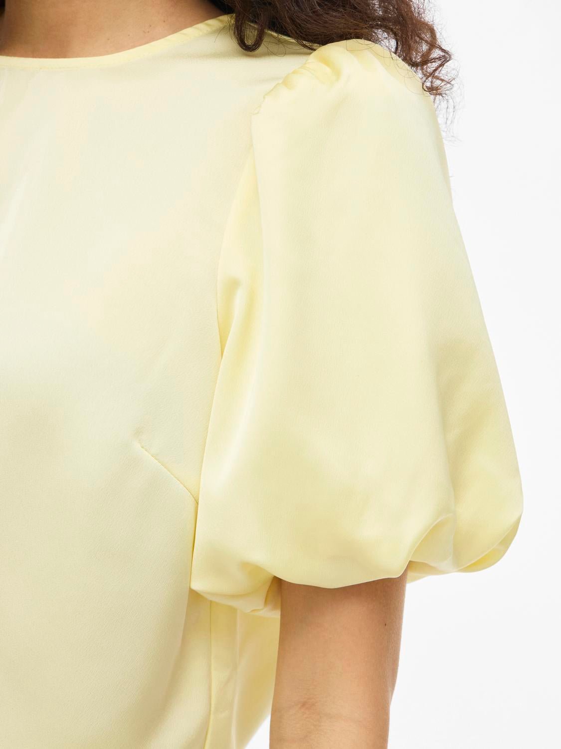 VIELLETTE Top - Pastel Yellow - VERO MODA & VILA Bergvik