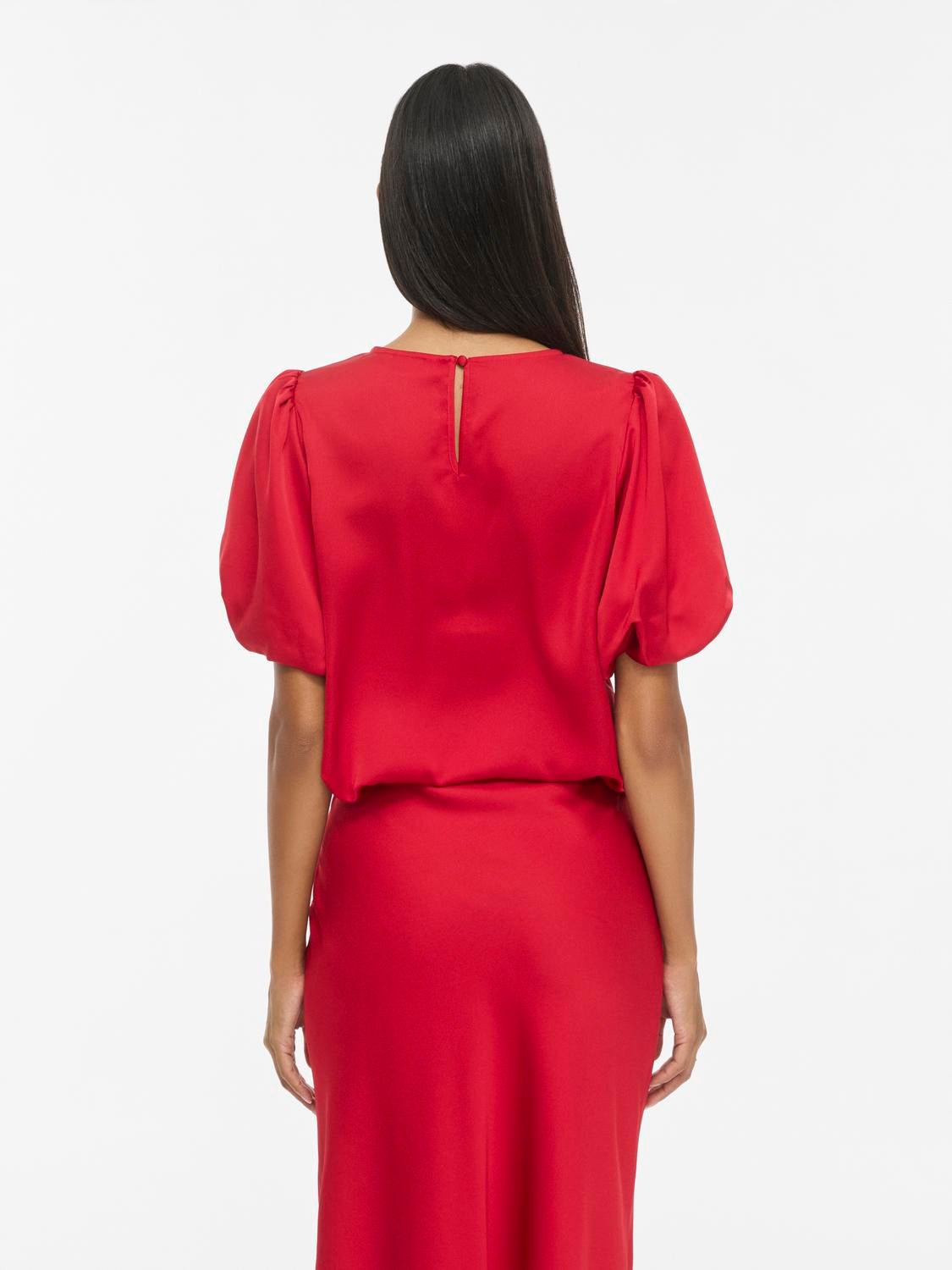 VIELLETTE Top - Savvy Red - VERO MODA & VILA Bergvik