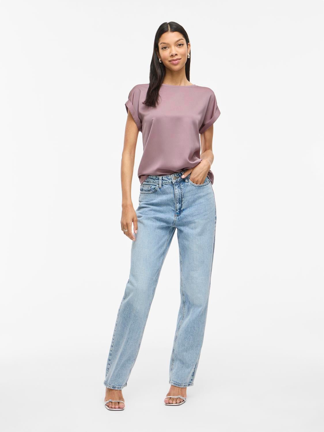 VIELLETTE Top - Toadstool - VERO MODA & VILA Bergvik