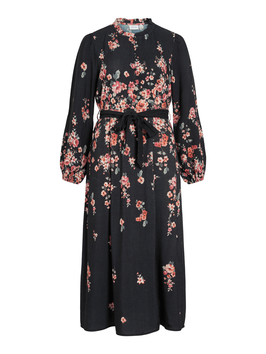 VIELMA Long Dress - Black Beauty - VERO MODA & VILA Bergvik