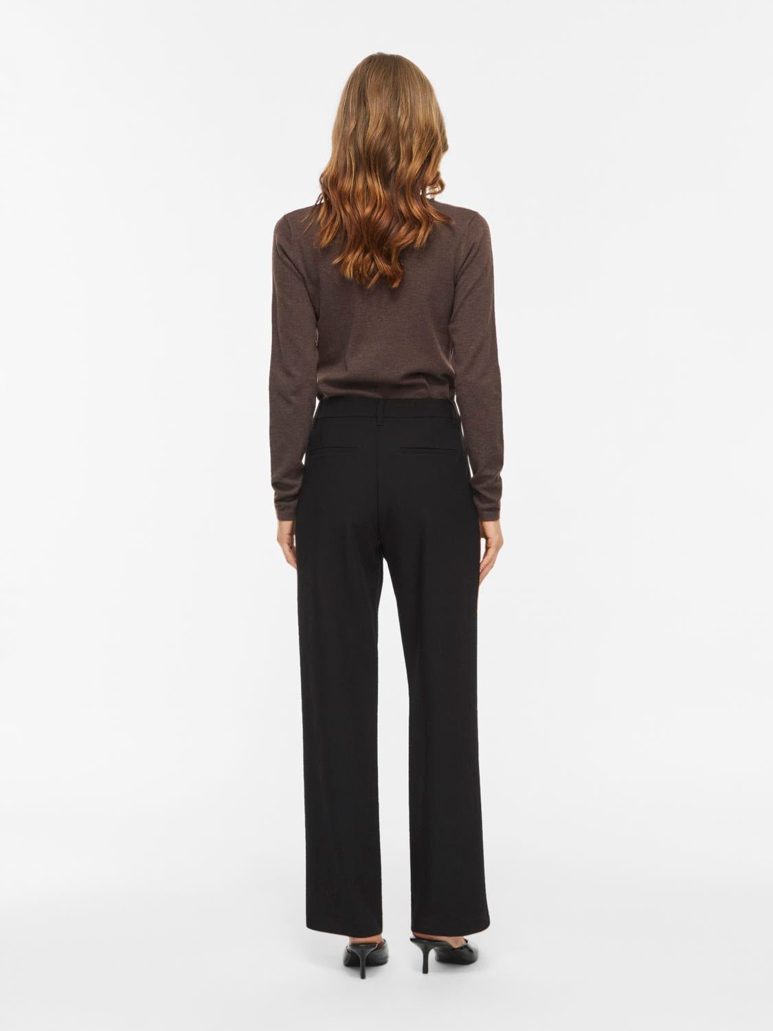 VIEMMI Trousers - Black Beauty - VERO MODA & VILA Bergvik
