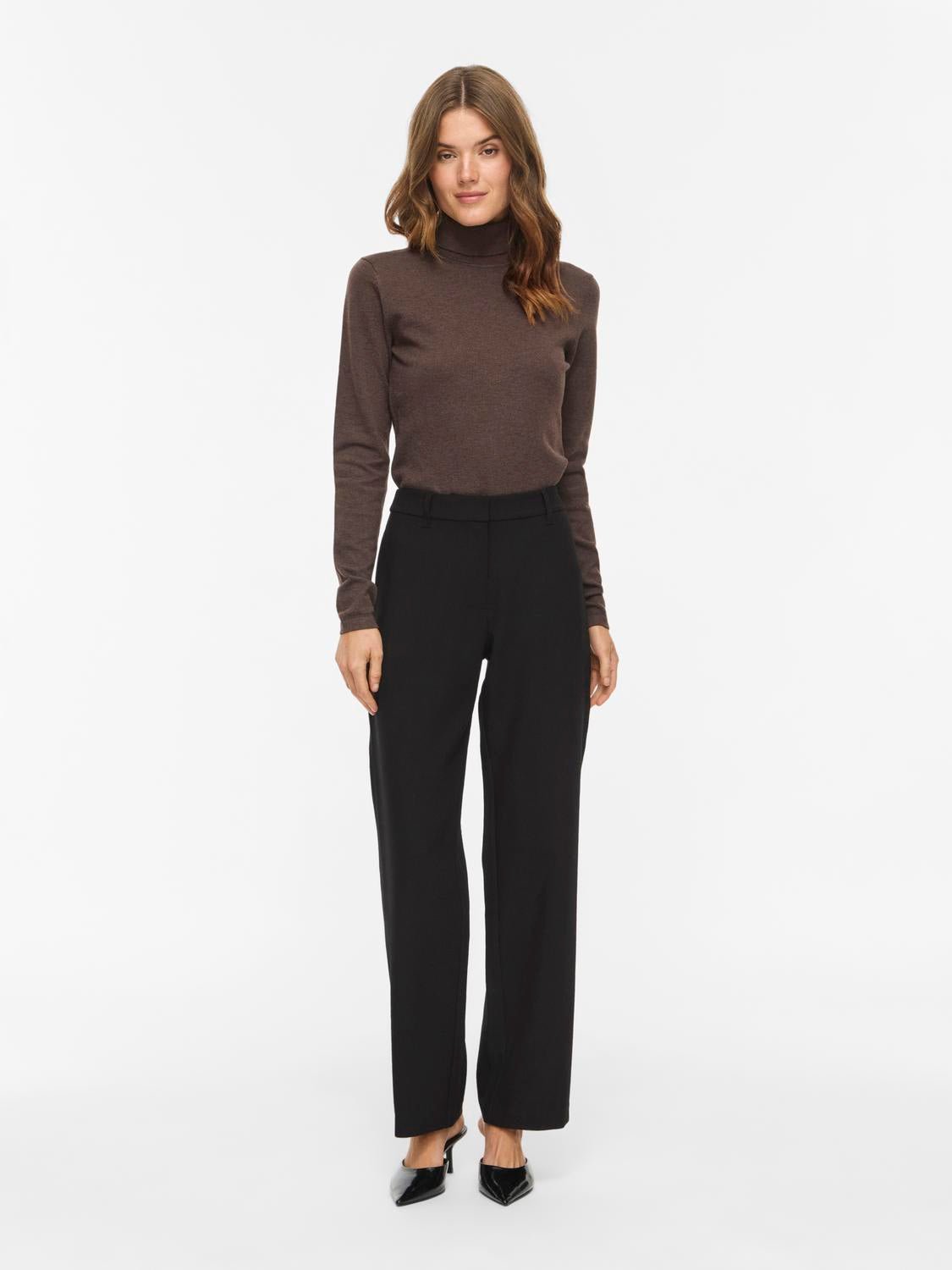 VIEMMI Trousers - Black Beauty - VERO MODA & VILA Bergvik