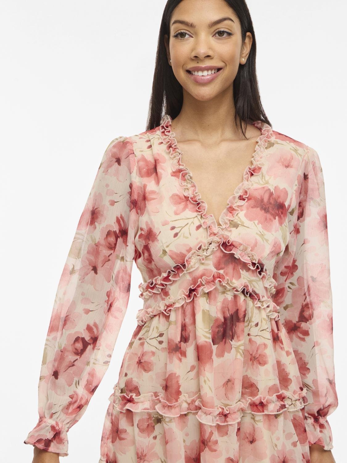 VIEMSA Short Dress - Birch - VERO MODA & VILA Bergvik