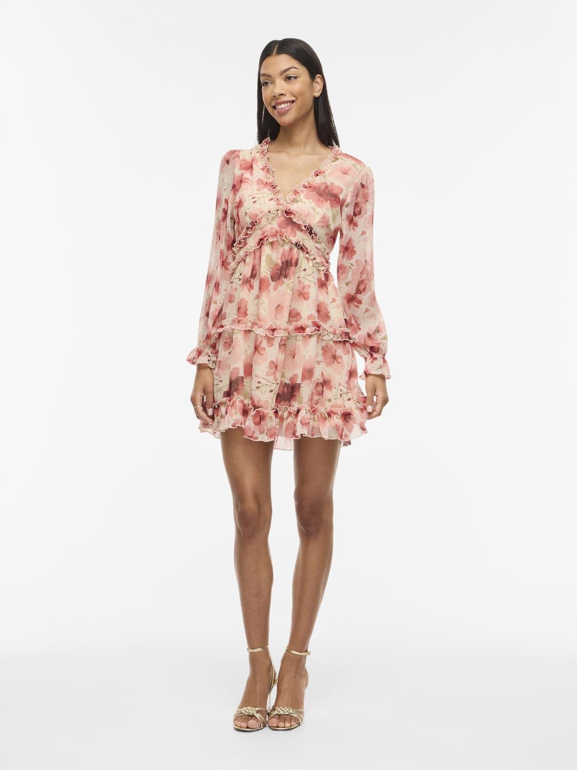 VIEMSA Short Dress - Birch - VERO MODA & VILA Bergvik