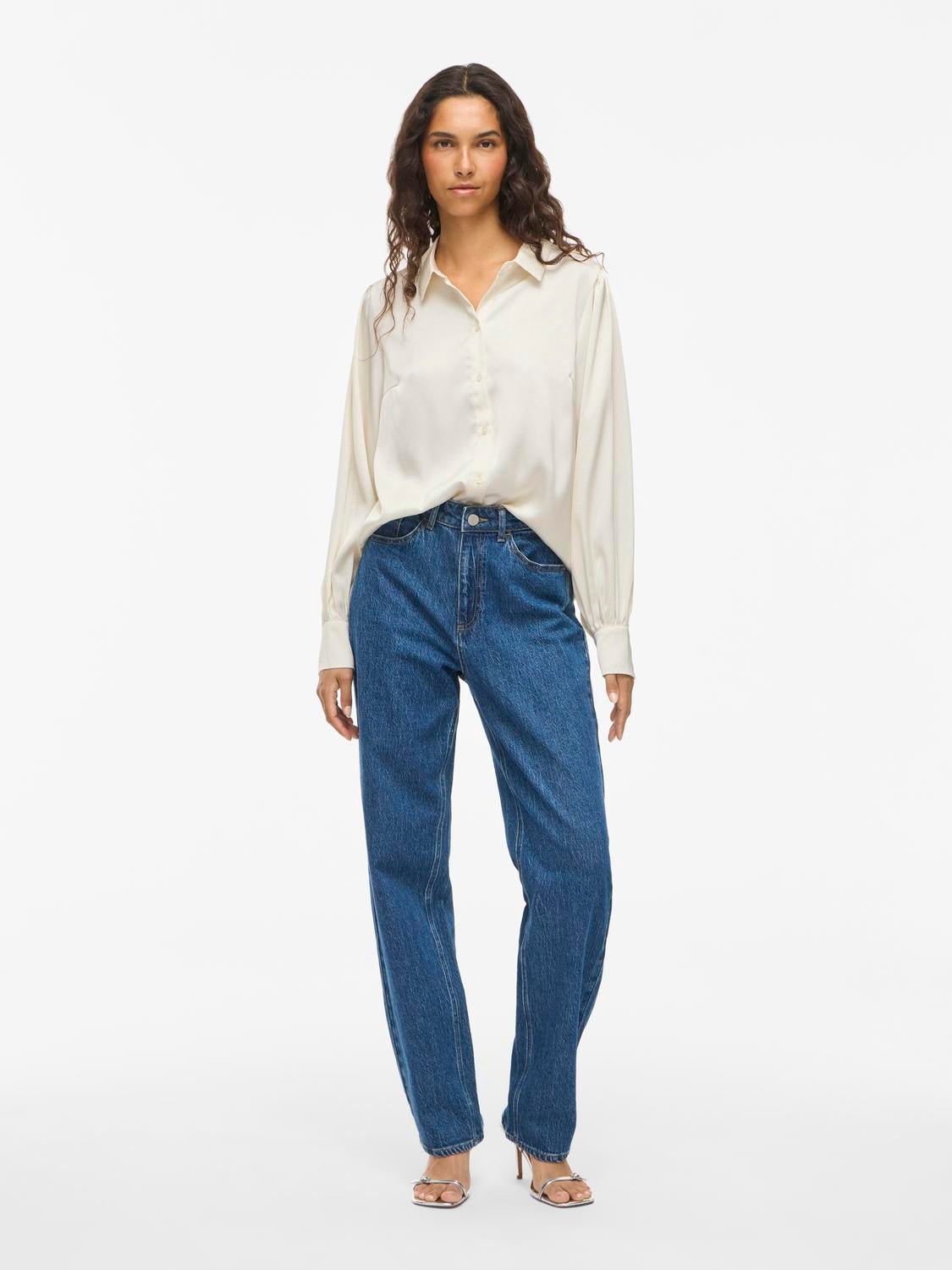 VIENNA Shirt - Cloud Dancer - VERO MODA & VILA Bergvik