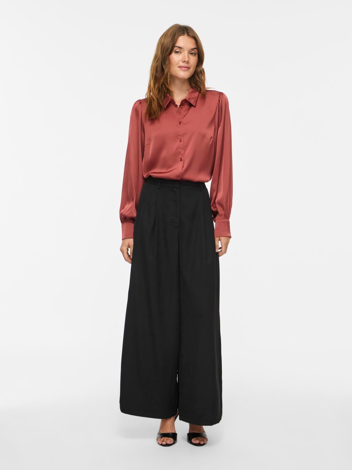 VIENNA Shirt - Marsala - VERO MODA & VILA Bergvik