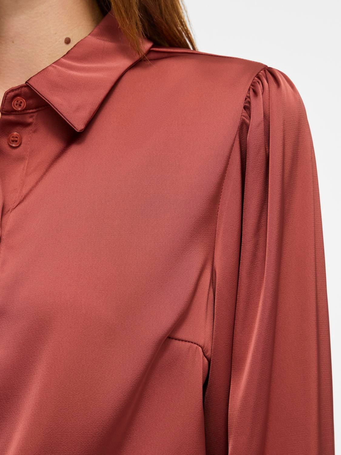 VIENNA Shirt - Marsala - VERO MODA & VILA Bergvik