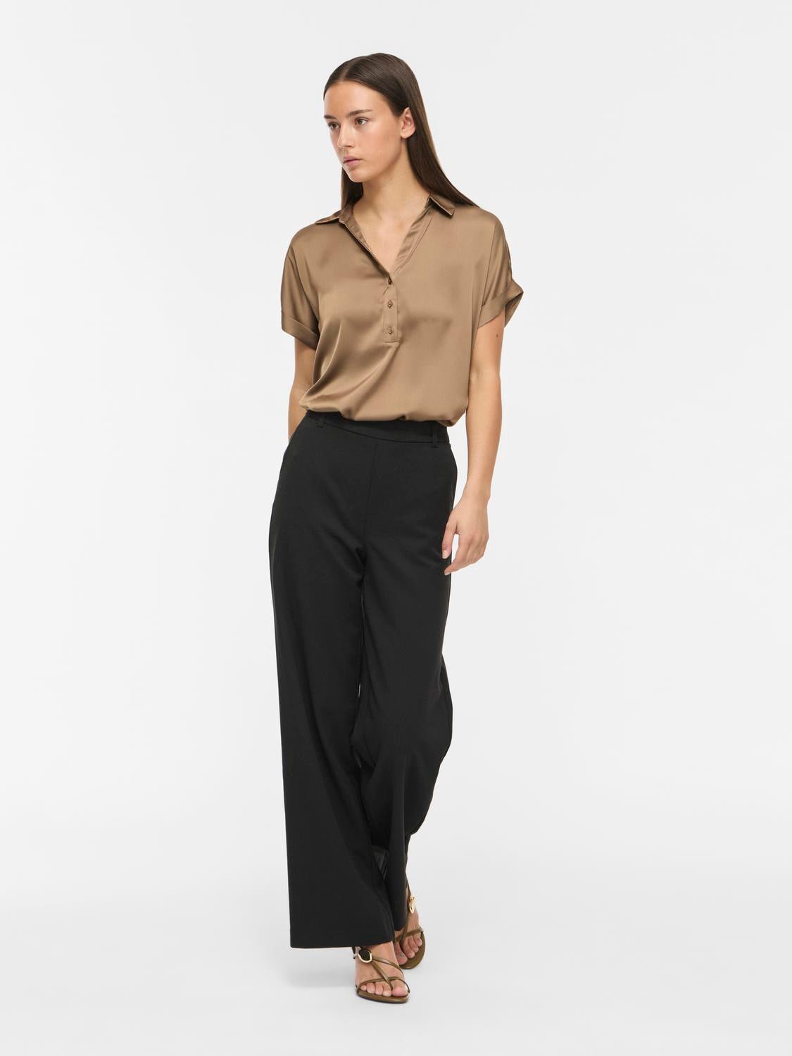 VIENNA Top - Coca Mocha - VERO MODA & VILA Bergvik