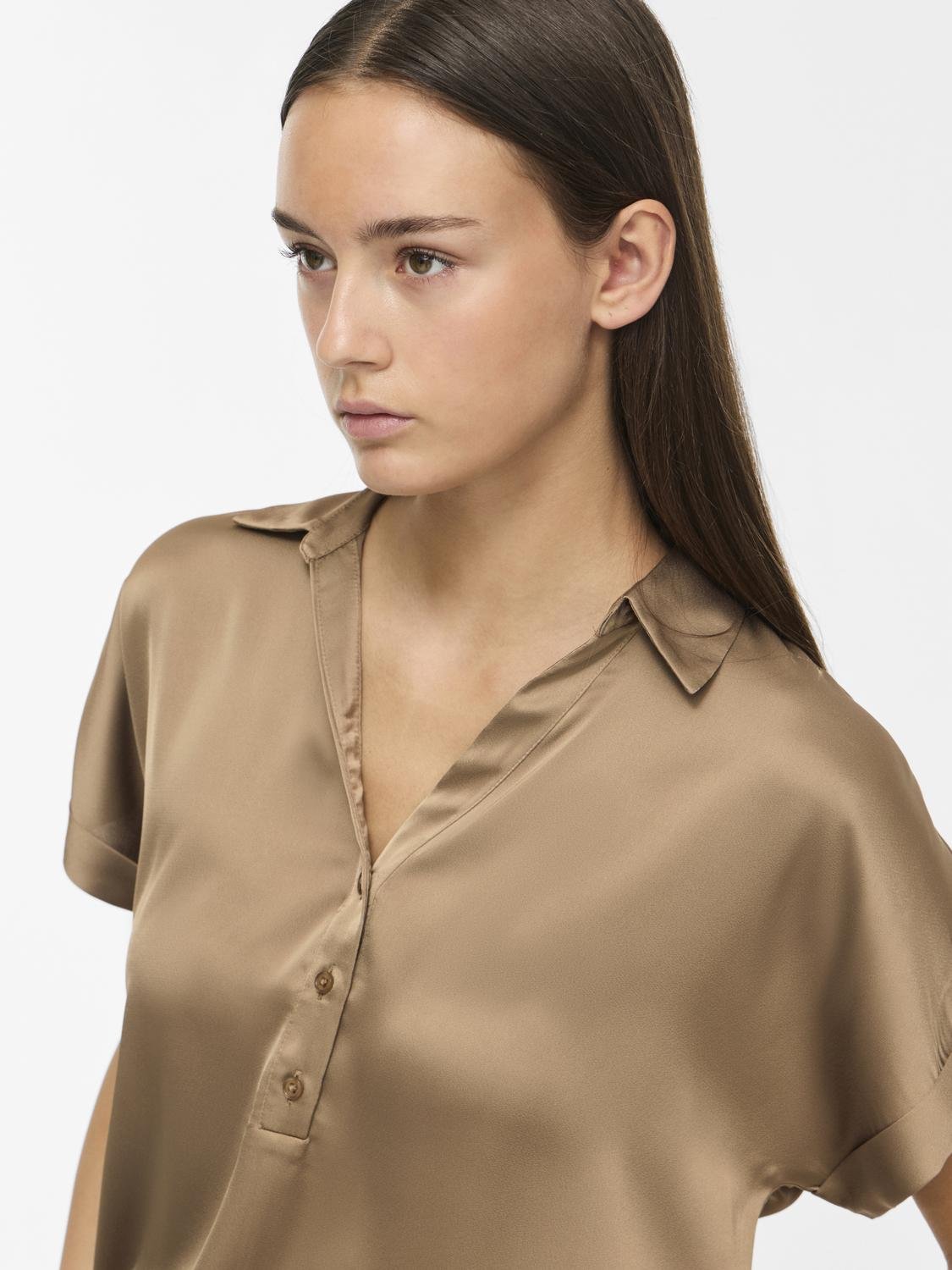 VIENNA Top - Coca Mocha - VERO MODA & VILA Bergvik