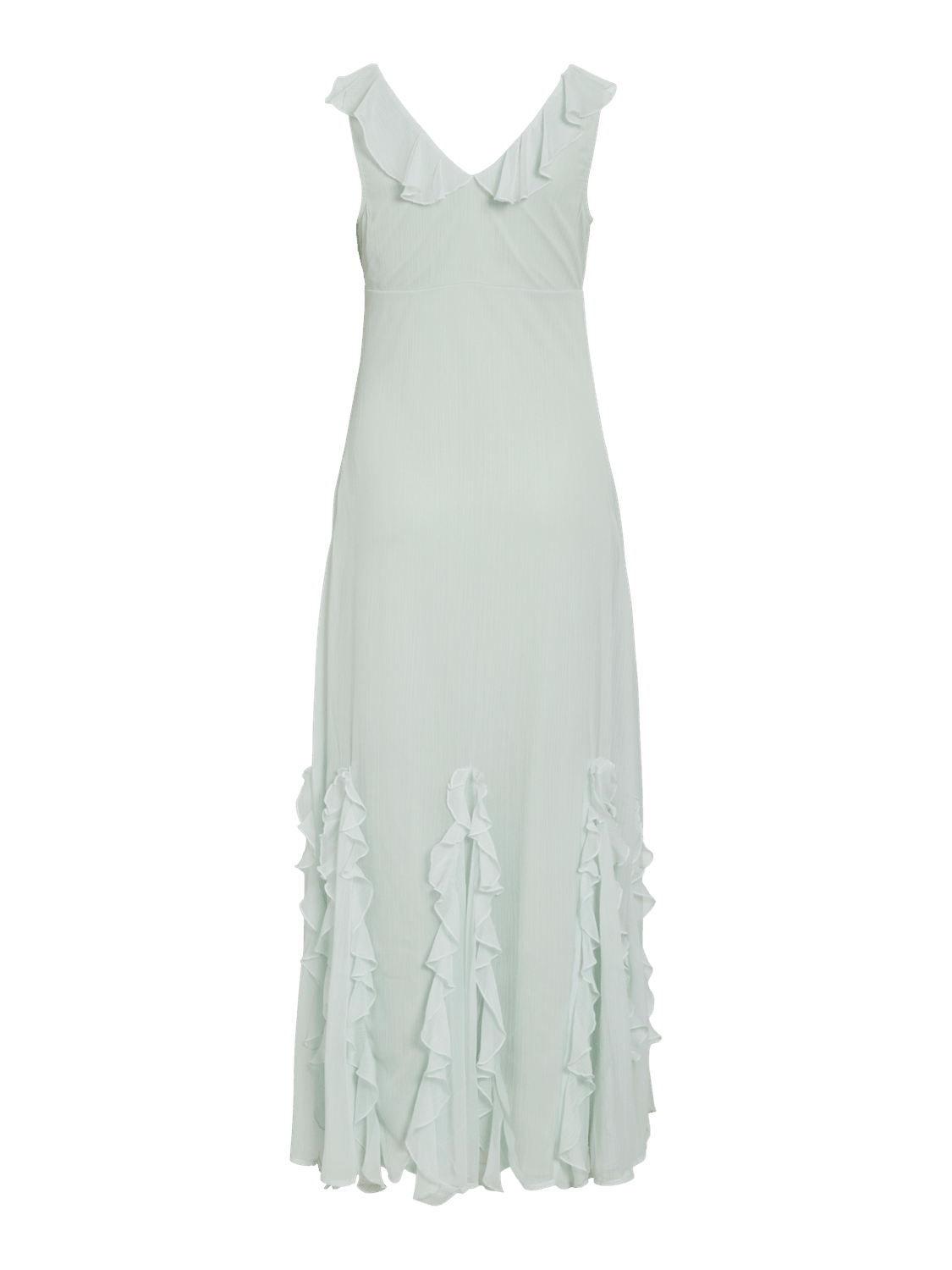 VIFALIA Long Dress - Smoke Green - VERO MODA & VILA Bergvik