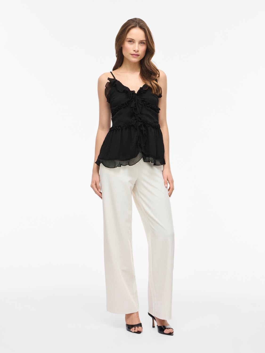 VIFALIA Top - Black - VERO MODA & VILA Bergvik