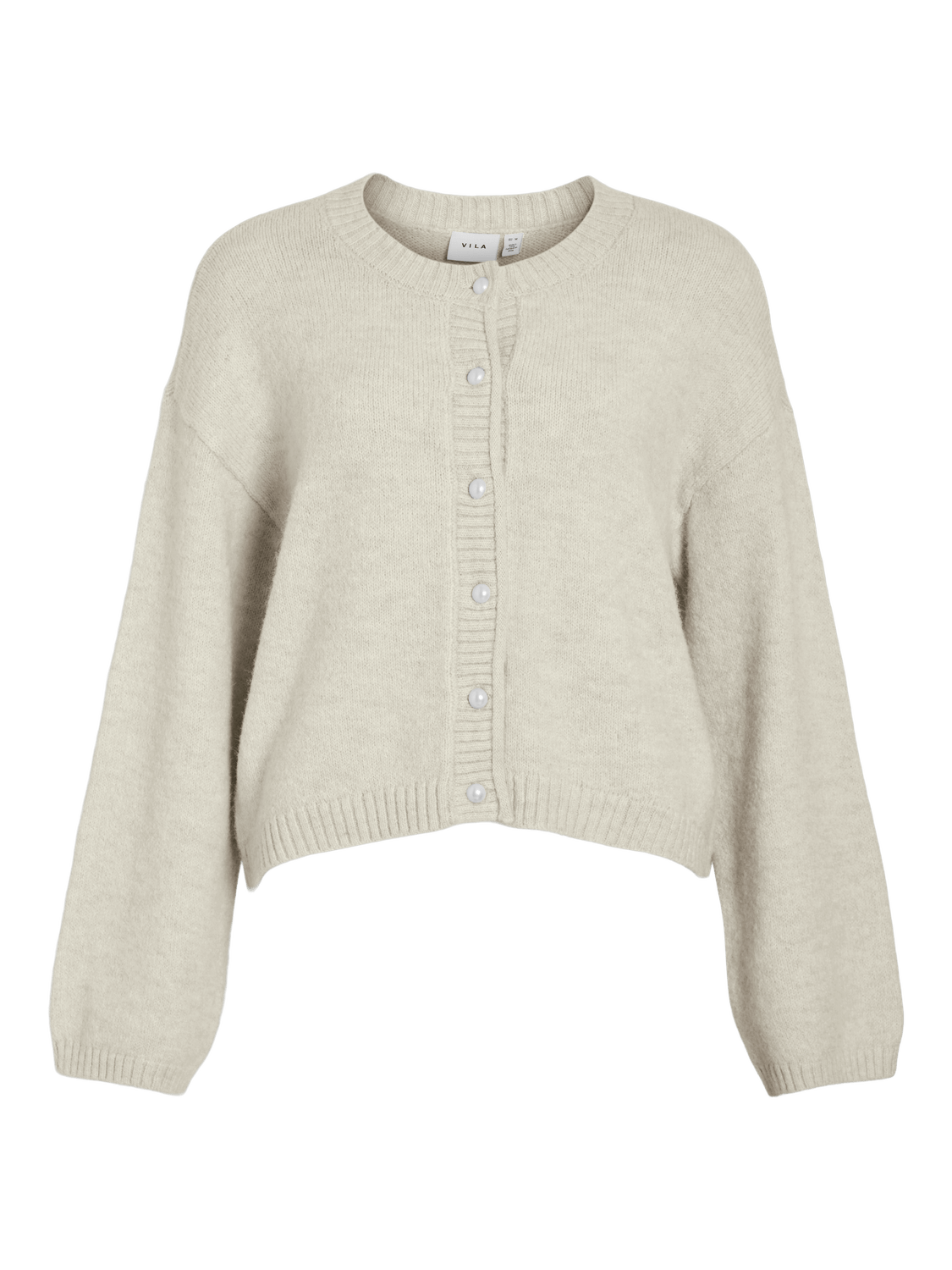 VIFOLI Knit Cardigan - Natural Melange - VERO MODA & VILA Bergvik