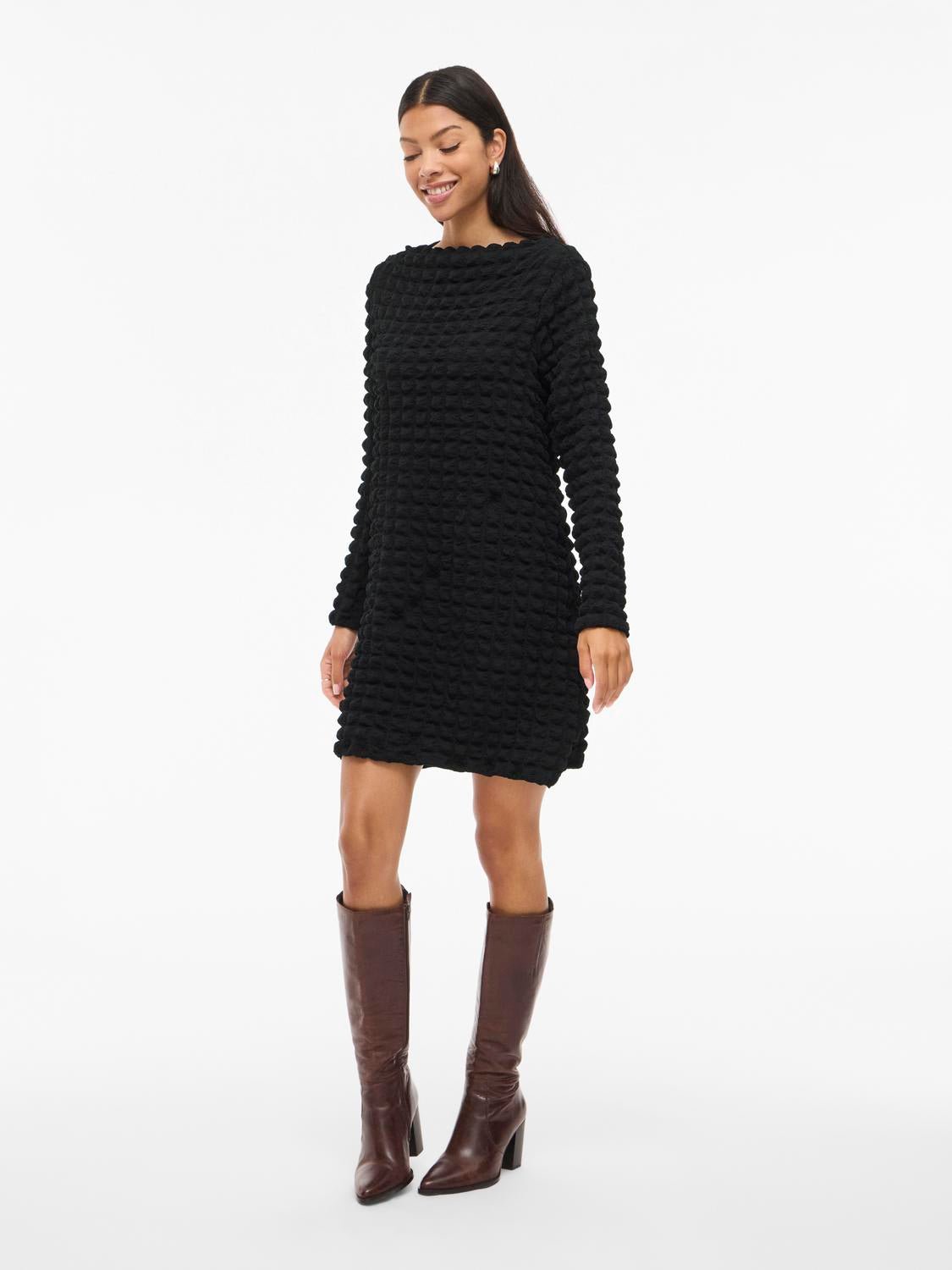 VIFORCEA Midi Dress - Black Beauty - VERO MODA & VILA Bergvik