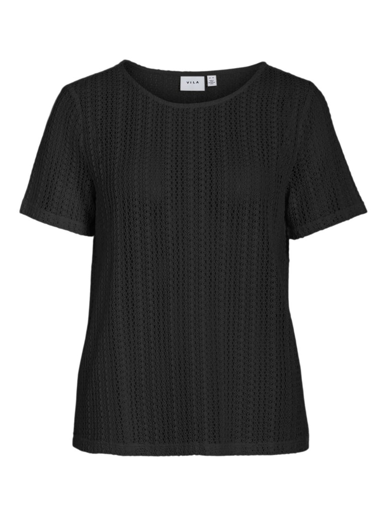 VIGARDEA T-Shirt - Black Beauty - VERO MODA & VILA Bergvik
