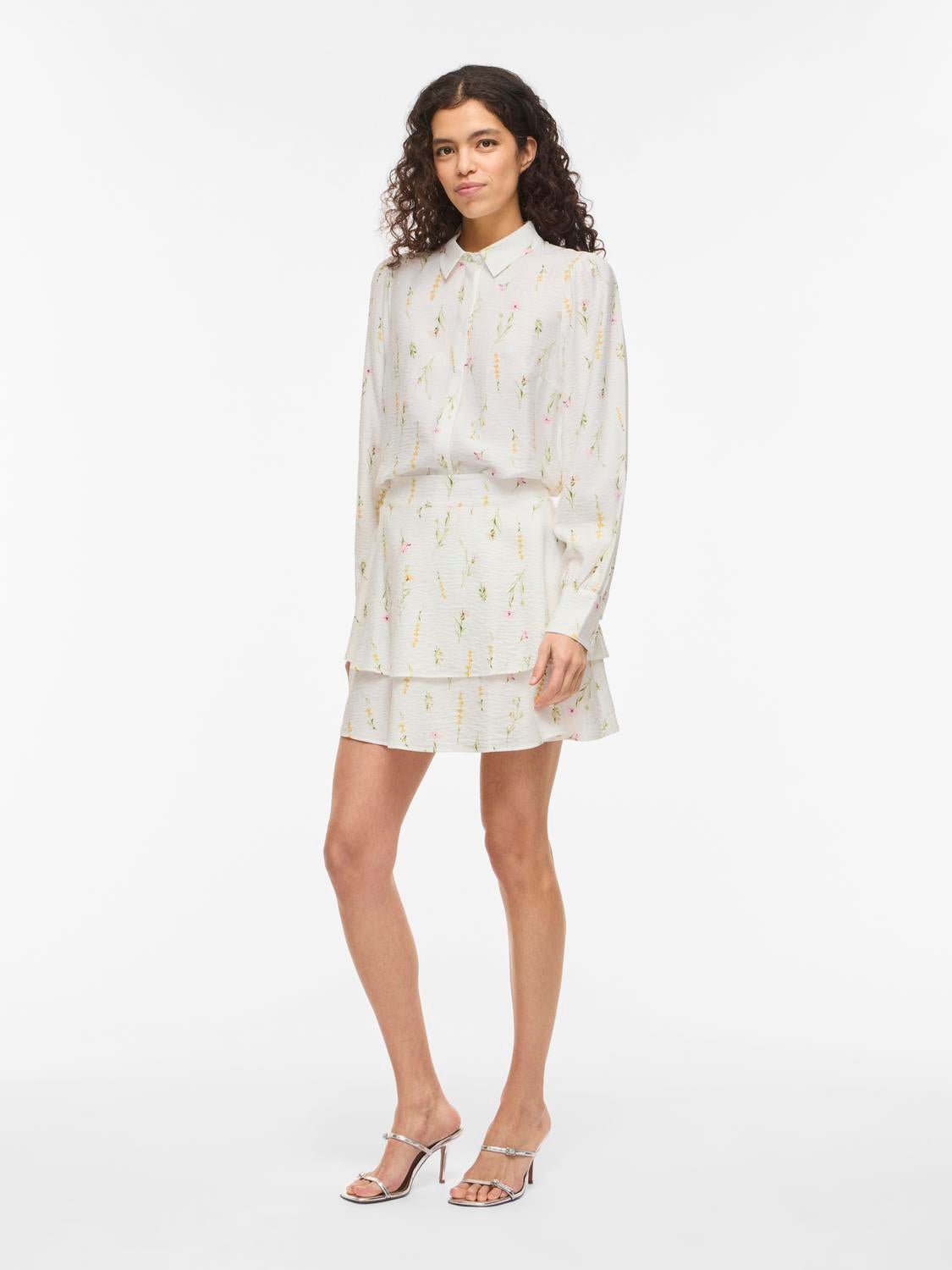 VIGITI Short Skirt - Snow White - VERO MODA & VILA Bergvik