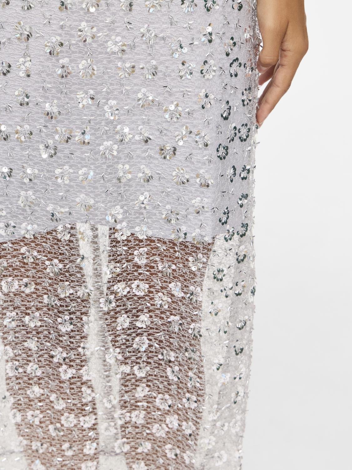 VIGLITA Midi Skirt - Silver - VERO MODA & VILA Bergvik