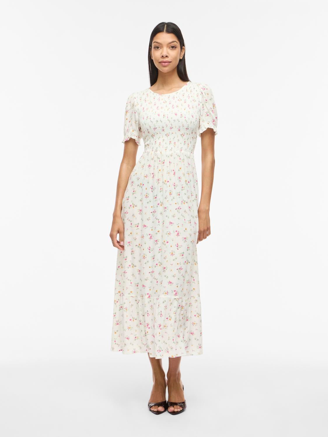 VIGREIS Long Dress - Snow White - VERO MODA & VILA Bergvik