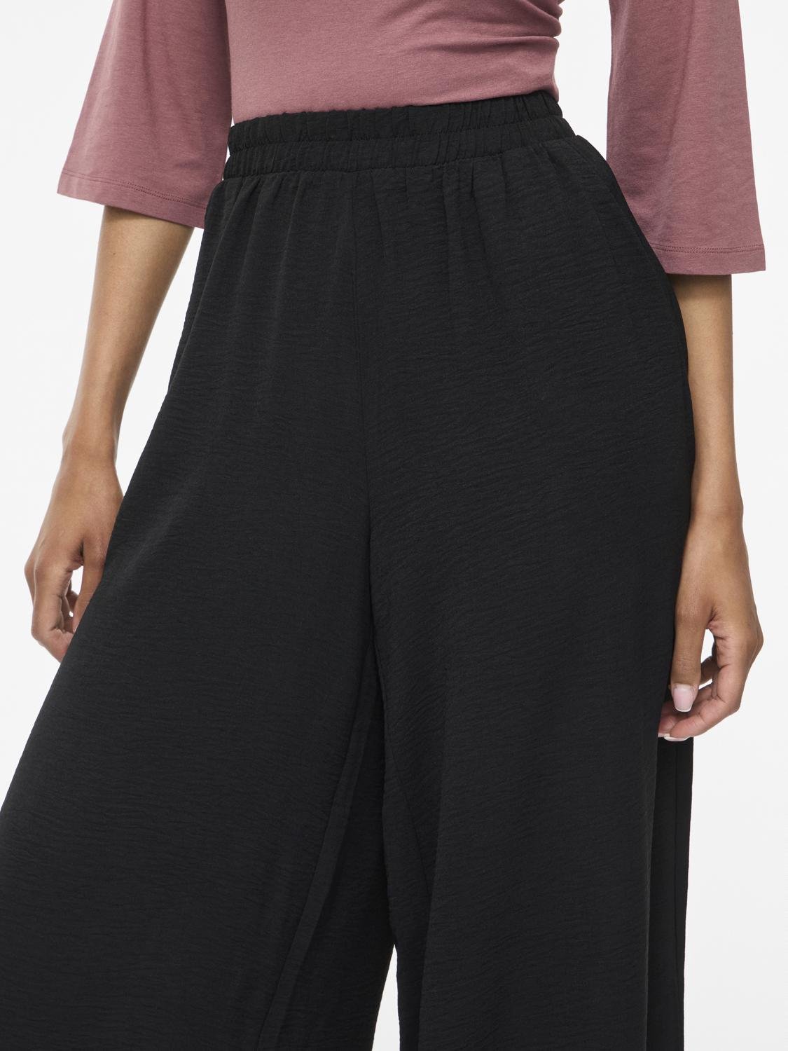 VIHELA Trousers - Black - VERO MODA & VILA Bergvik