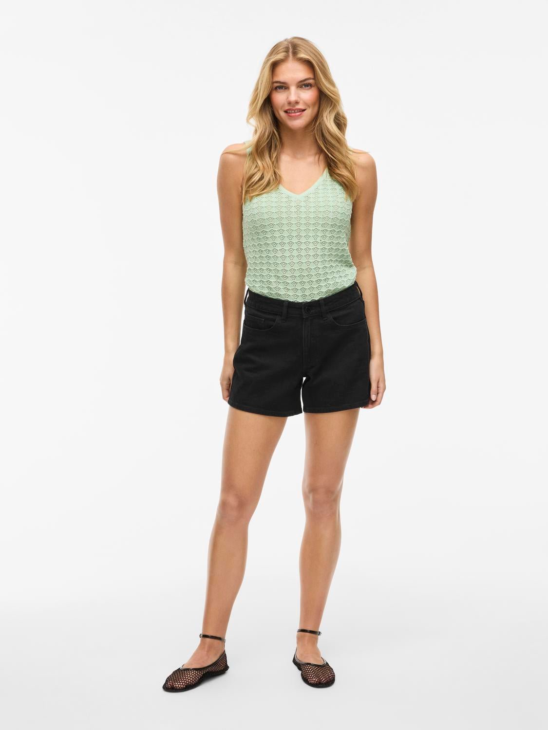 VIJAF Shorts - Black Denim - VERO MODA & VILA Bergvik