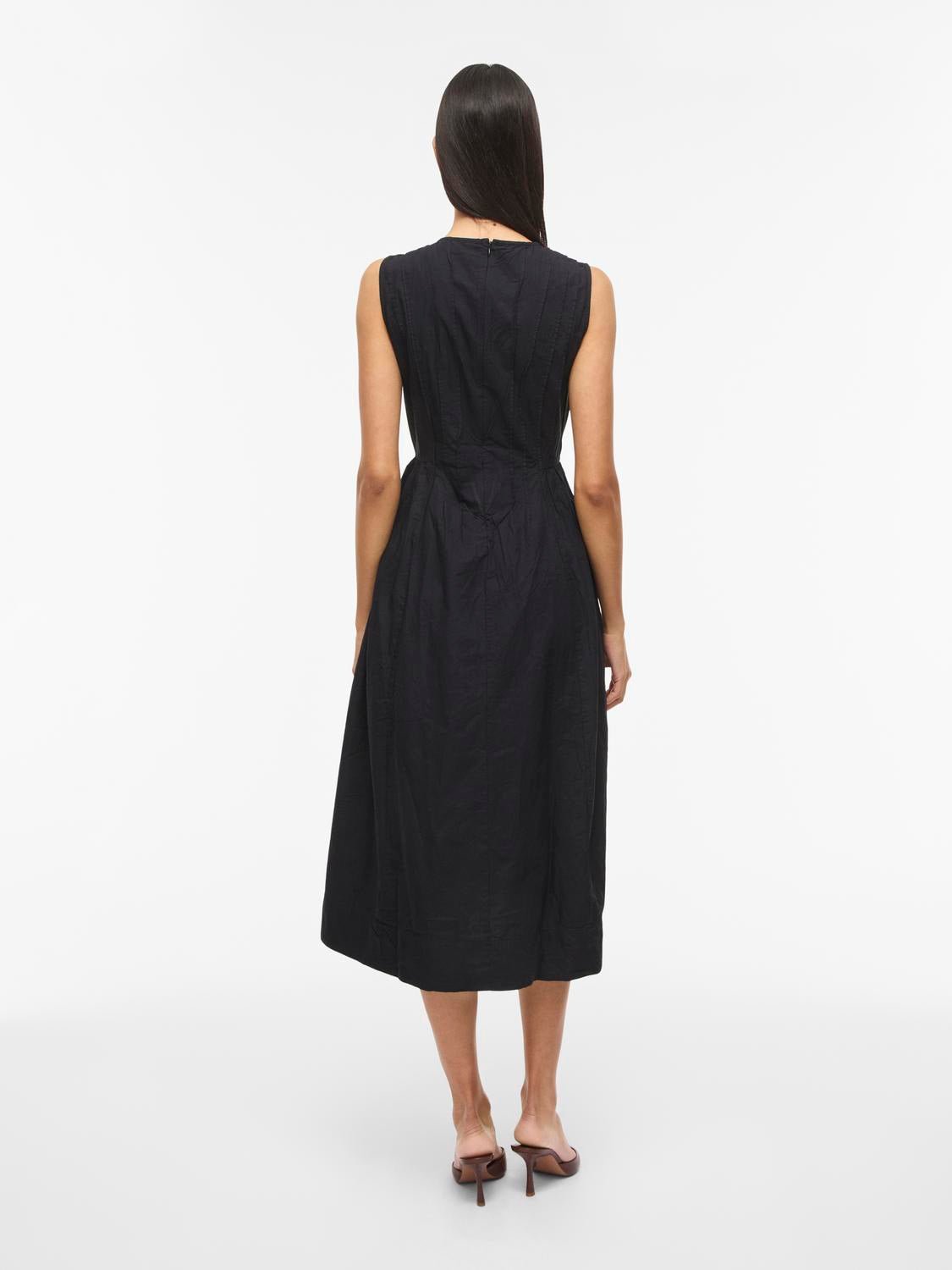 VIJIMBA Midi Dress - Black Beauty - VERO MODA & VILA Bergvik