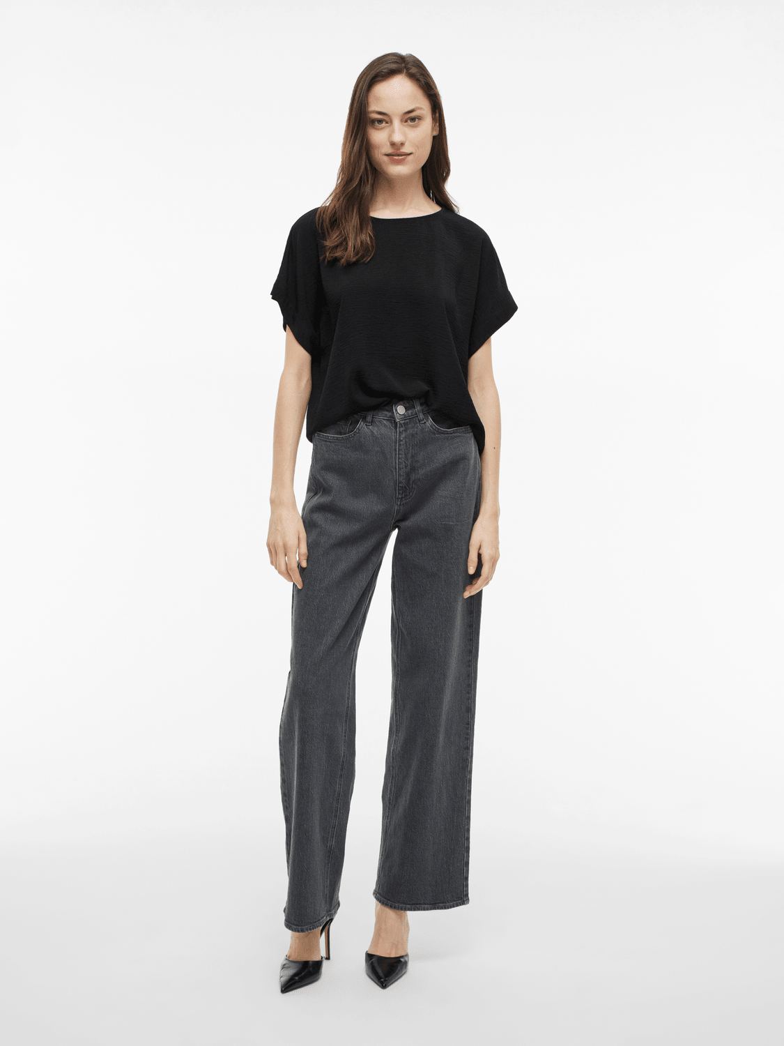 VIJOSA Top - Black Beauty - VERO MODA & VILA Bergvik