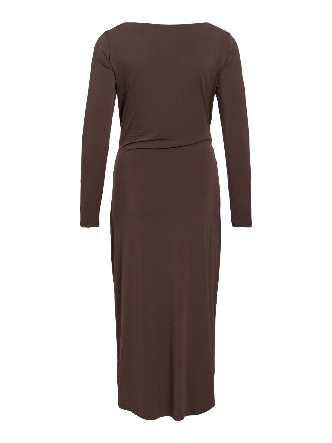 VIJUSTINE Long Dress - Coffee Bean - VERO MODA & VILA Bergvik