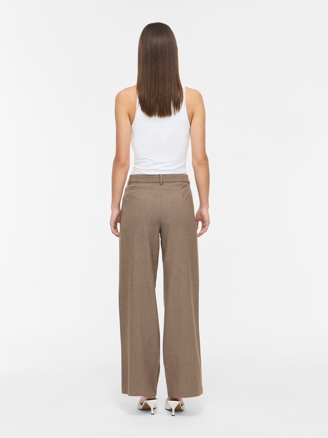 VIKARI Trousers - Falcon - VERO MODA & VILA Bergvik