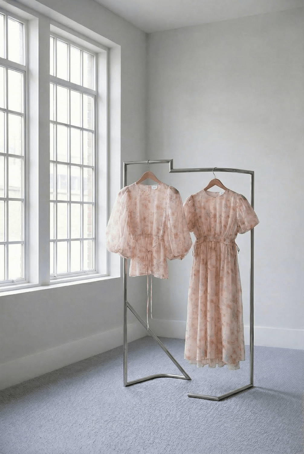 VIKARINA Midi Dress - Birch - VERO MODA & VILA Bergvik