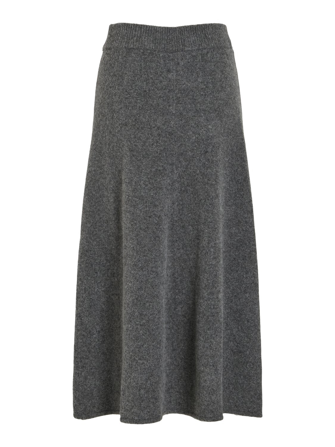 VIKENYA Midi Skirt - Dark Grey Melange - VERO MODA & VILA Bergvik